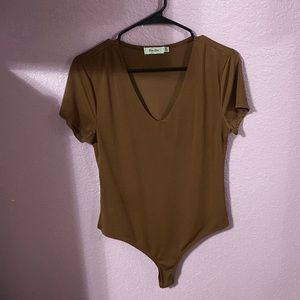 Brown bodysuit